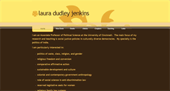 Desktop Screenshot of lauradudleyjenkins.com