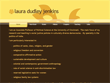 Tablet Screenshot of lauradudleyjenkins.com